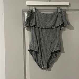 Off the shoulder body suit